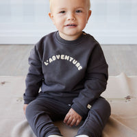 Organic Cotton Damien Sweatshirt - Kalamata L' Adventure Childrens Top from Jamie Kay USA