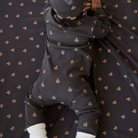 Organic Cotton Reese Zip Onepiece - Fox Cubs Wolf Childrens Onepiece from Jamie Kay USA