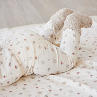 Organic Cotton Wrap Blanket - Woodland Friends Childrens Blanket from Jamie Kay USA