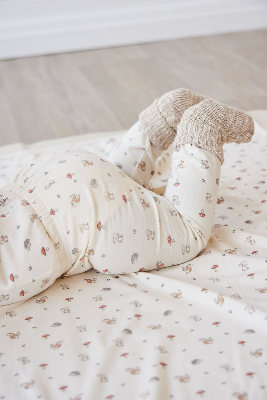 Organic Cotton Wrap Blanket - Woodland Friends Childrens Blanket from Jamie Kay USA