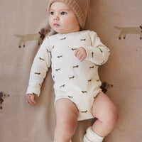 Classic Rib Sock - Cloud Childrens Socks from Jamie Kay USA