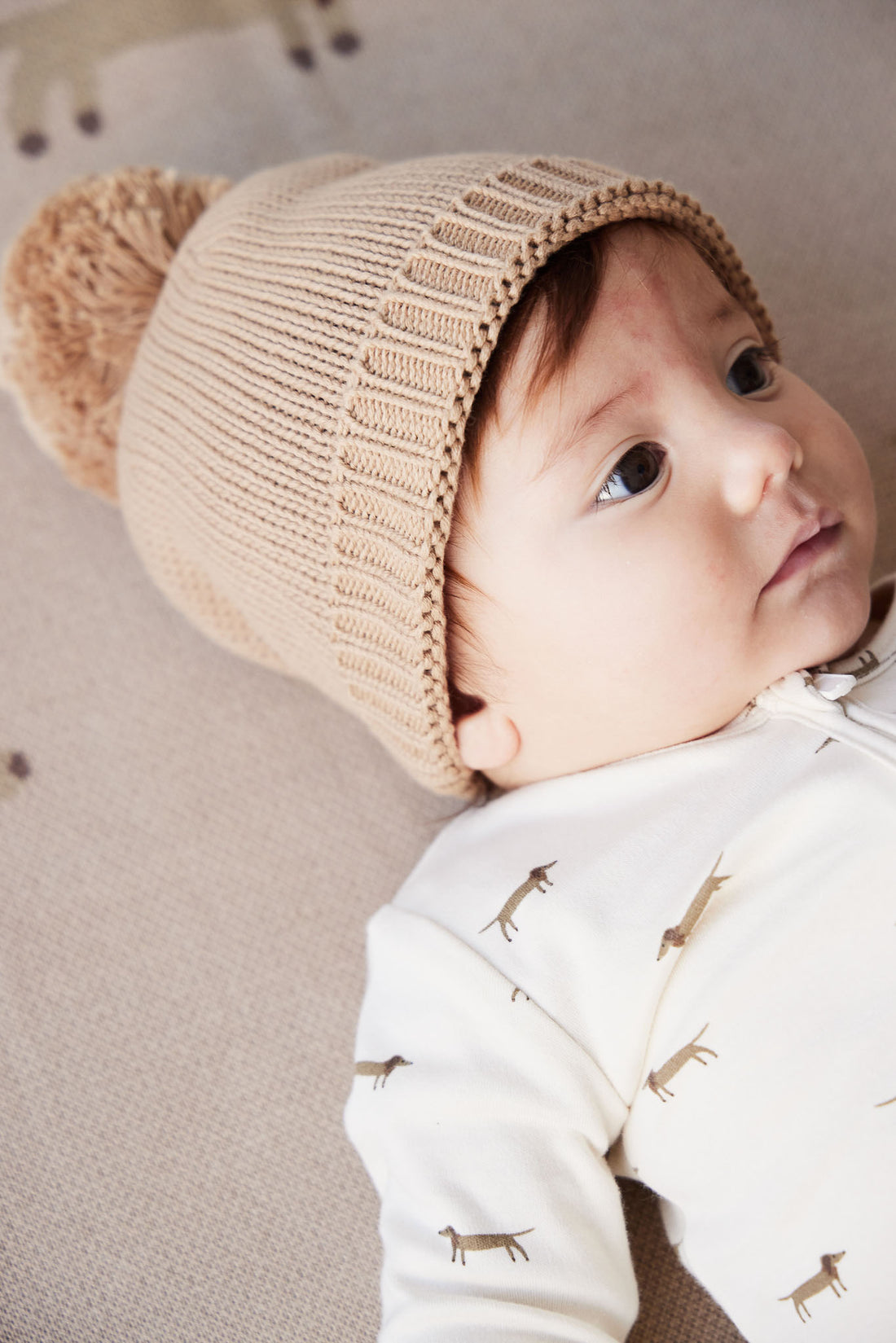 Organic Cotton Reese Zip Onepiece - Cosy Basil Cloud Childrens Onepiece from Jamie Kay USA