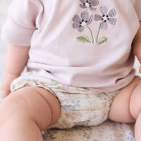 Pima Cotton Mimi Top - Luna Meadow Flowers Childrens Top from Jamie Kay USA