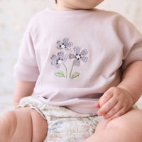 Pima Cotton Mimi Top - Luna Meadow Flowers Childrens Top from Jamie Kay USA