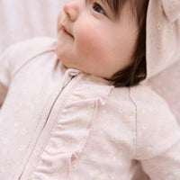 Organic Cotton Melanie Onepiece - Addie Lilac Childrens Onepiece from Jamie Kay USA