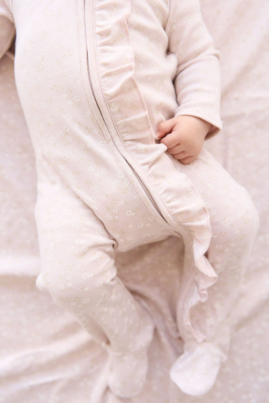 Organic Cotton Melanie Onepiece - Addie Lilac Childrens Onepiece from Jamie Kay USA