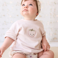 Pima Cotton Mimi Top - Rosewater Strawberry Childrens Top from Jamie Kay USA