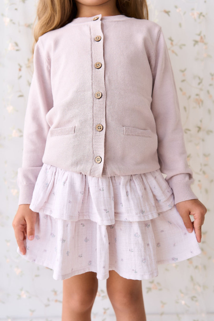 Organic Cotton Muslin Samantha Skirt - Meredith Violet Childrens Skirt from Jamie Kay USA