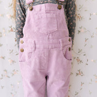 Jordie Cord Overall - Lilac Blush Childrens Overall from Jamie Kay USA