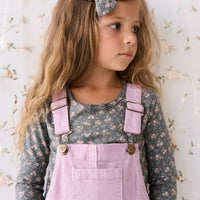 Jordie Cord Overall - Lilac Blush Childrens Overall from Jamie Kay USA