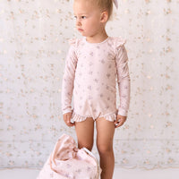 Lily Swimsuit - Goldie Bouquet Morganite Childrens Swimwear from Jamie Kay USA