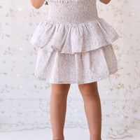 Organic Cotton Samantha Skirt - Chloe Lavender Childrens Skirt from Jamie Kay USA