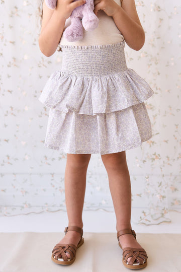 Organic Cotton Samantha Skirt - Chloe Lavender Childrens Skirt from Jamie Kay USA