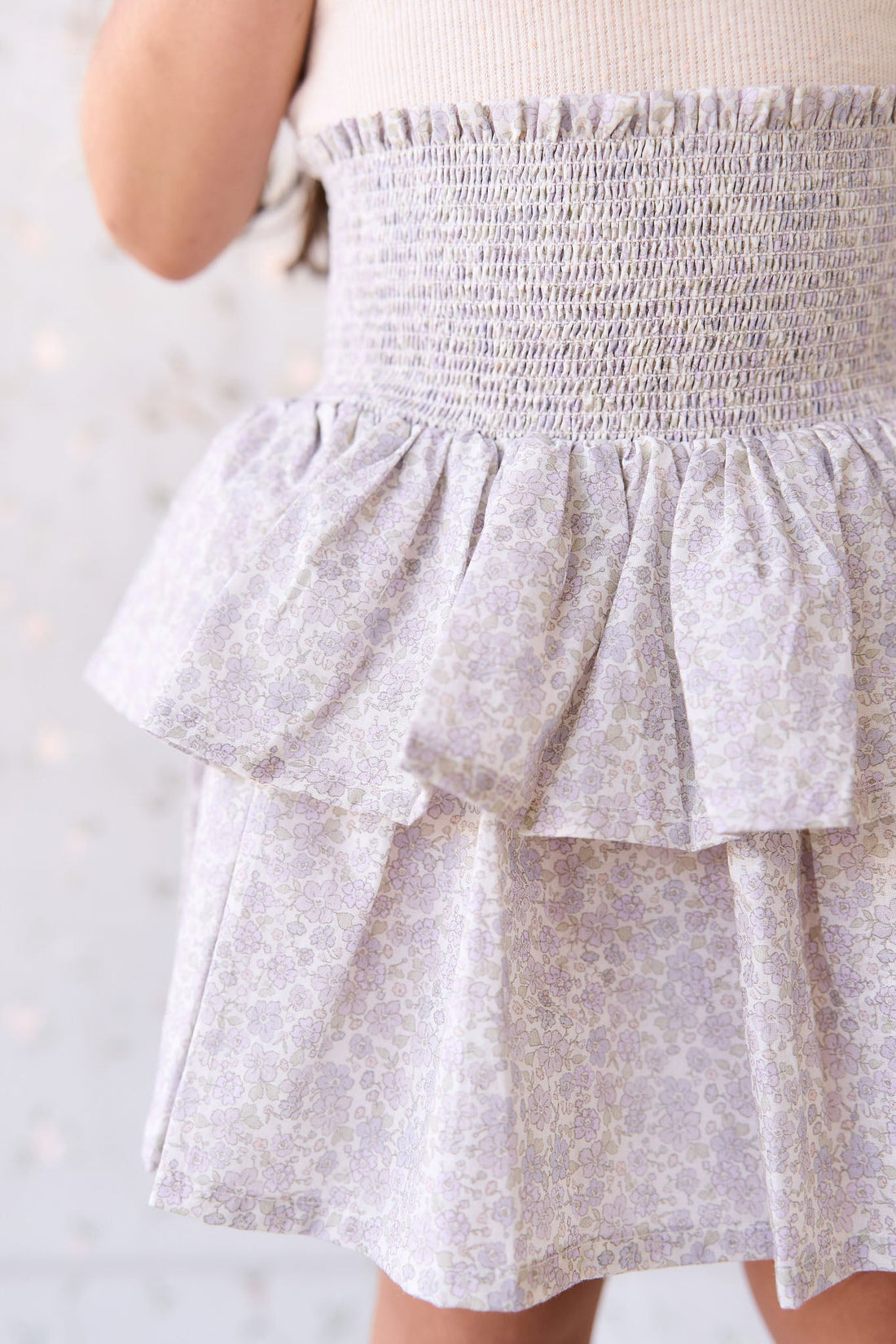 Organic Cotton Samantha Skirt - Chloe Lavender Childrens Skirt from Jamie Kay USA