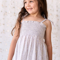 Organic Cotton Mira Top - Chloe Lavender Childrens Top from Jamie Kay USA