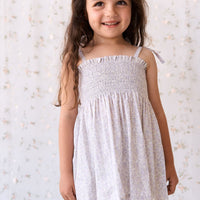 Organic Cotton Mira Top - Chloe Lavender Childrens Top from Jamie Kay USA