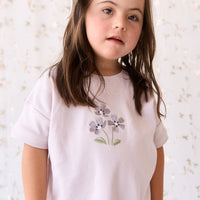 Pima Cotton Mimi Top - Luna Meadow Flowers Childrens Top from Jamie Kay USA