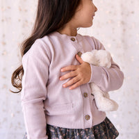 Gabrielle Cardigan - Violet Tint Childrens Cardigan from Jamie Kay USA