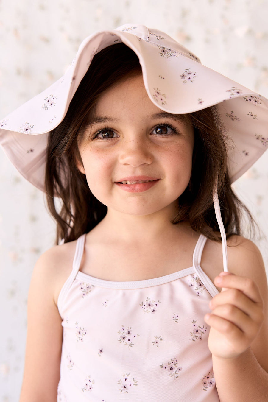 Noelle Hat - Goldie Bouquet Morganite Childrens Swimwear from Jamie Kay USA