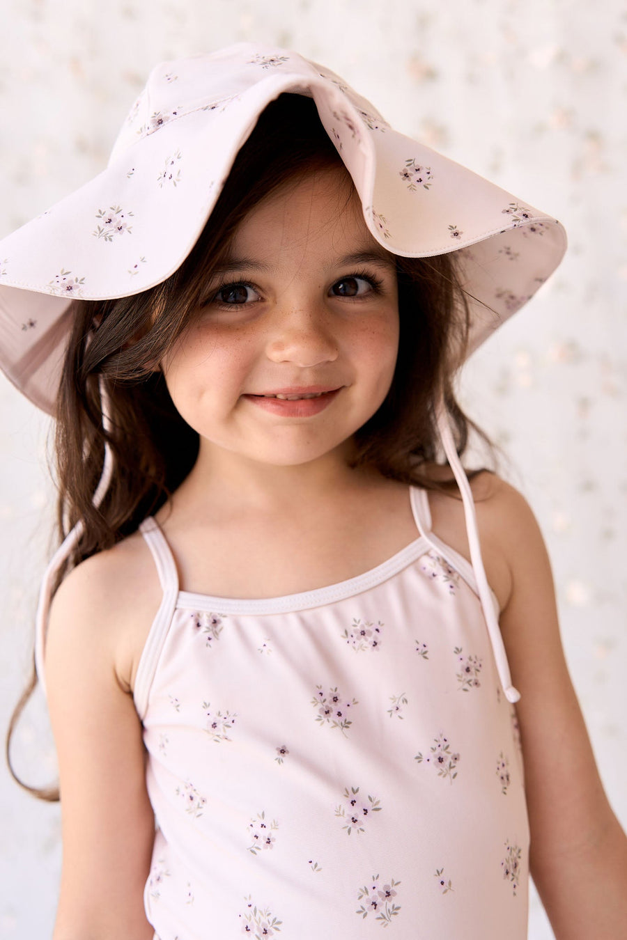 Noelle Hat - Goldie Bouquet Morganite Childrens Swimwear from Jamie Kay USA