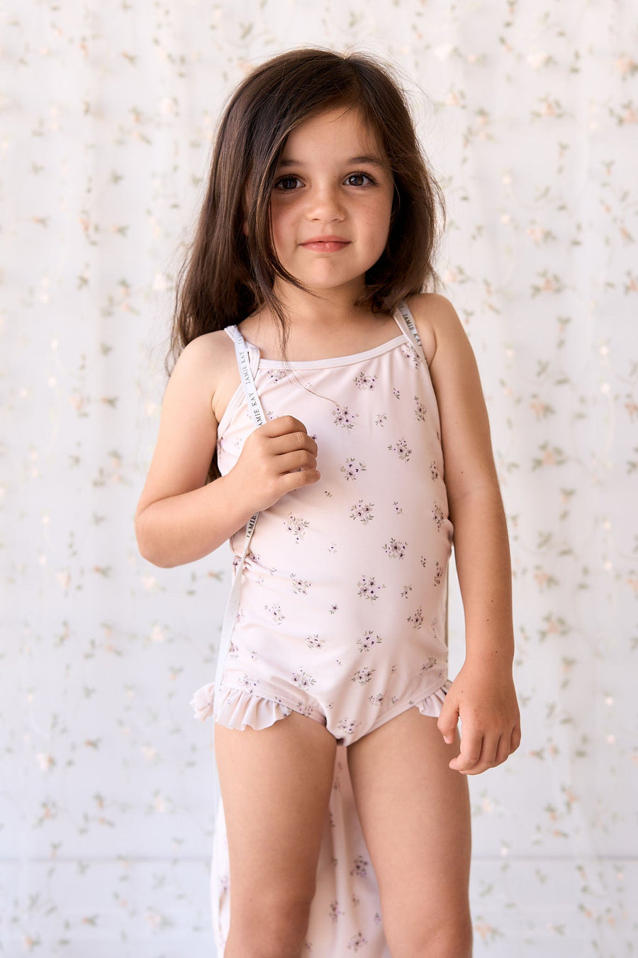 Robin Swimsuit - Goldie Bouquet Morganite Childrens Swimwear from Jamie Kay USA