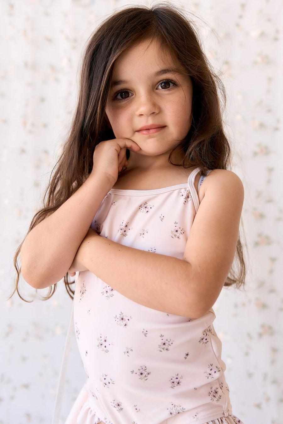 Robin Swimsuit - Goldie Bouquet Morganite Childrens Swimwear from Jamie Kay USA