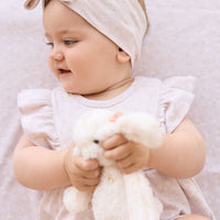 Organic Cotton Elianna Playsuit - Addie Lilac Childrens Playsuit from Jamie Kay USA