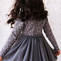 Anna Tulle Dress - Rosalie Floral Lava Childrens Dress from Jamie Kay USA