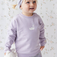 Organic Cotton Bobbie Sweatshirt - Starling Childrens Top from Jamie Kay USA