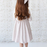 Organic Cotton Tallulah Dress - Addie Lilac Childrens Dress from Jamie Kay USA