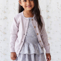 Organic Cotton Ruby Skirt - April Lilac Childrens Skirt from Jamie Kay USA