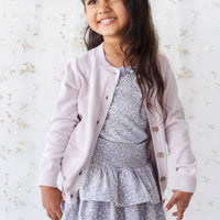 Organic Cotton Ruby Skirt - April Lilac Childrens Skirt from Jamie Kay USA