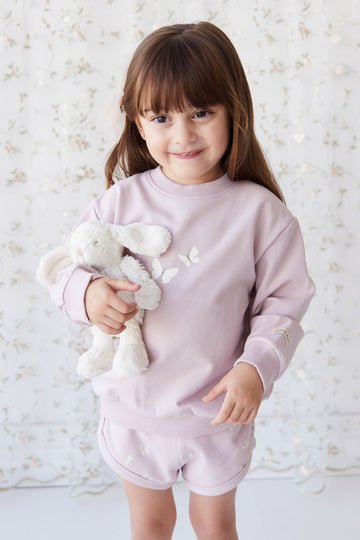 Organic Cotton Ivy Shortie - Flutter by Lilac Childrens Short from Jamie Kay USA