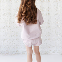 Organic Cotton Ivy Shortie - Flutter by Lilac Childrens Short from Jamie Kay USA