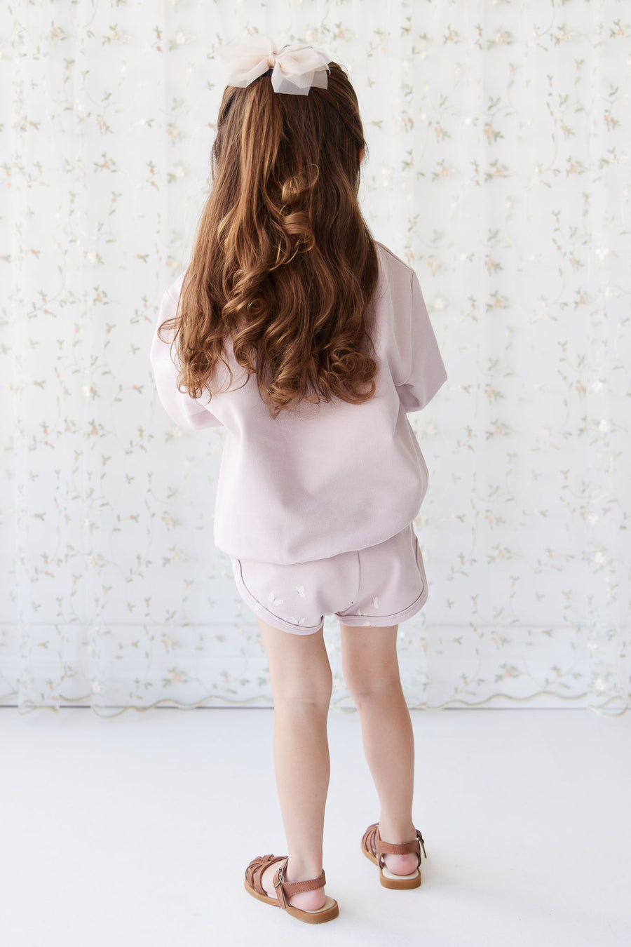 Organic Cotton Ivy Shortie - Flutter by Lilac Childrens Short from Jamie Kay USA