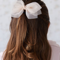 Fairy Bow - Rosewater Childrens Hair Bow from Jamie Kay USA