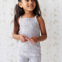 Organic Cotton Singlet - April Lilac Childrens Singlet from Jamie Kay USA