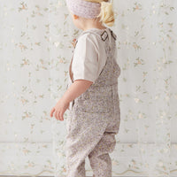 Jordie Cotton Twill Overall - Chloe Lilac Childrens Overall from Jamie Kay USA