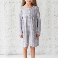 Organic Cotton Poppy Dress - April Lilac Childrens Dress from Jamie Kay USA