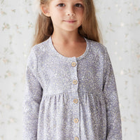 Organic Cotton Poppy Dress - April Lilac Childrens Dress from Jamie Kay USA