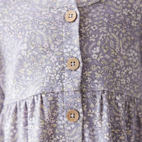 Organic Cotton Poppy Dress - April Lilac Childrens Dress from Jamie Kay USA