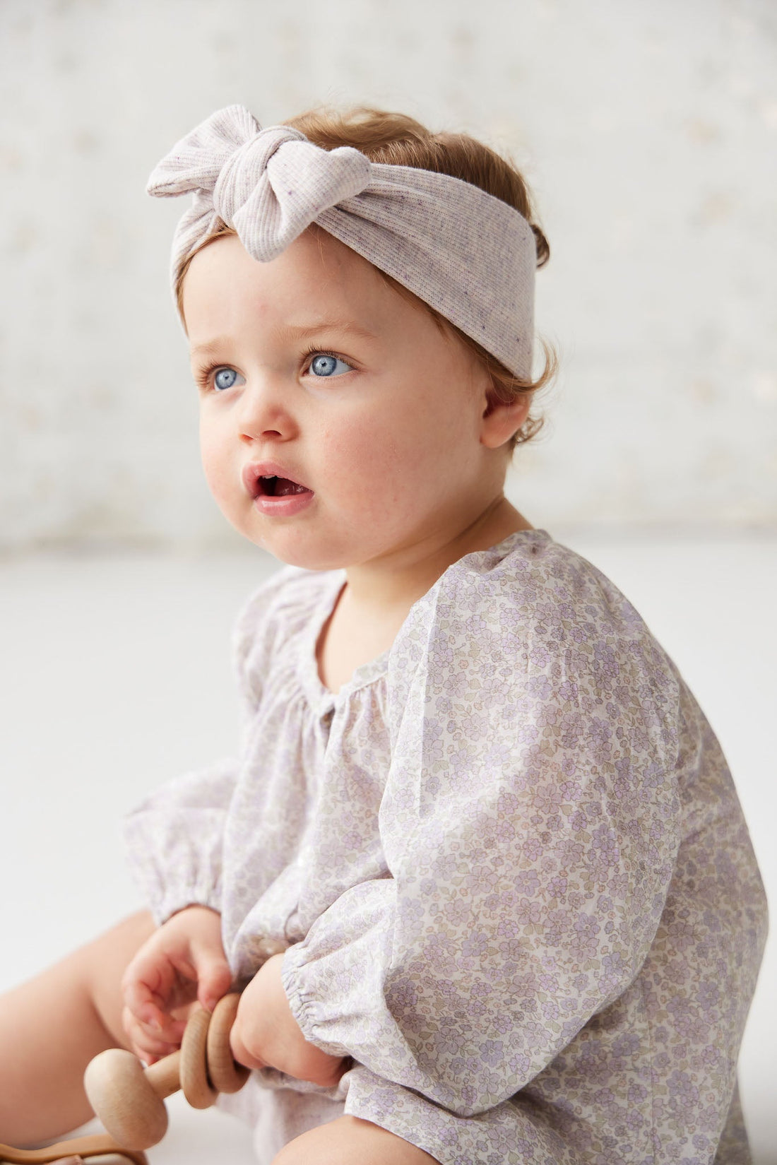 Organic Cotton Martha Top - Chloe Lavender Childrens Top from Jamie Kay USA