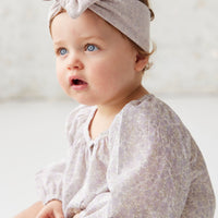 Organic Cotton Martha Top - Chloe Lavender Childrens Top from Jamie Kay USA