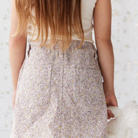 Alison Twill Skirt - Chloe Lilac Childrens Skirt from Jamie Kay USA