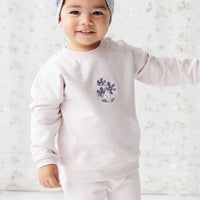 Organic Cotton Bobbie Sweatshirt - Rosewater Childrens Top from Jamie Kay USA