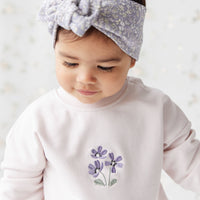 Organic Cotton Bobbie Sweatshirt - Rosewater Childrens Top from Jamie Kay USA