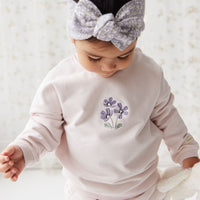 Organic Cotton Bobbie Sweatshirt - Rosewater Childrens Top from Jamie Kay USA