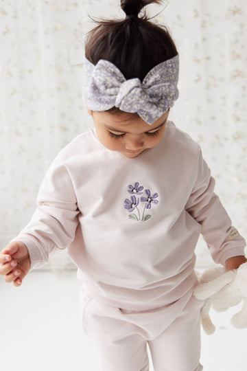 Organic Cotton Bobbie Sweatshirt - Rosewater Childrens Top from Jamie Kay USA