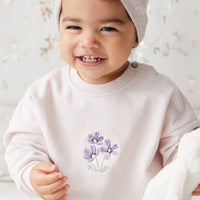 Organic Cotton Bobbie Sweatshirt - Rosewater Childrens Top from Jamie Kay USA