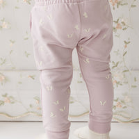 Organic Cotton Morgan Track Pant - Flutter by Lilac Childrens Pant from Jamie Kay USA